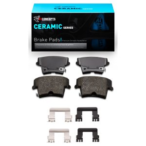 Dodge Charger Brake Pads - Rear - R1 Concepts - Ceramic - `06-`14